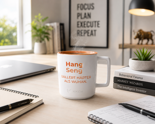 Tasse "Hang Seng - Ballert härter als Wuhan"