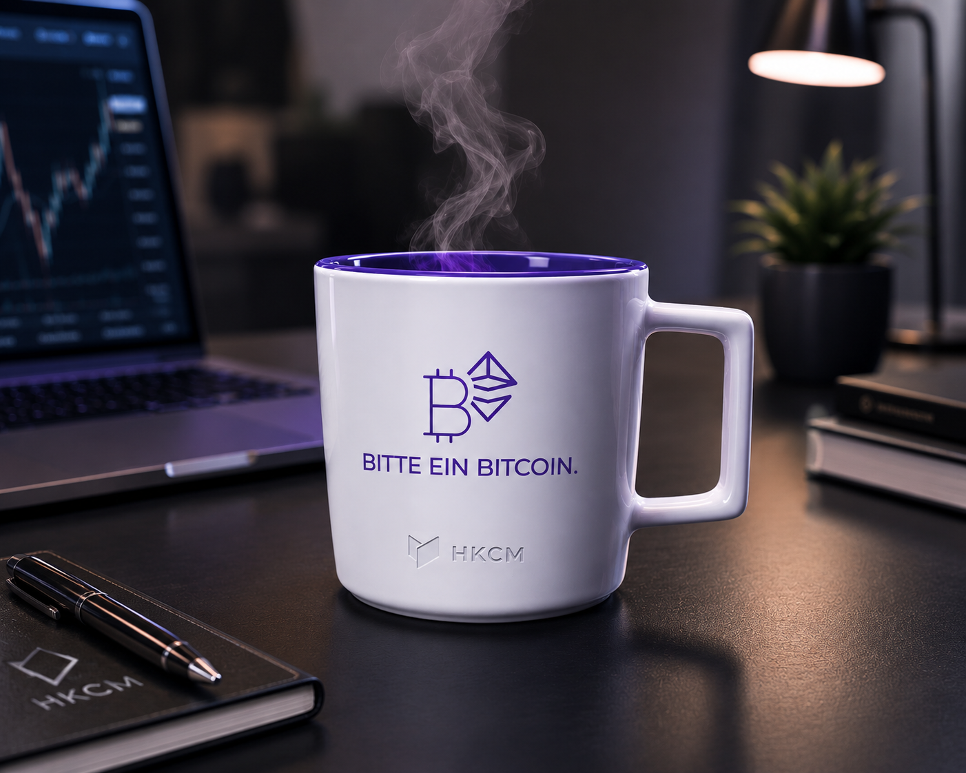Tasse "Bitcoin/Ethereum - Bitte ein Bitcoin"