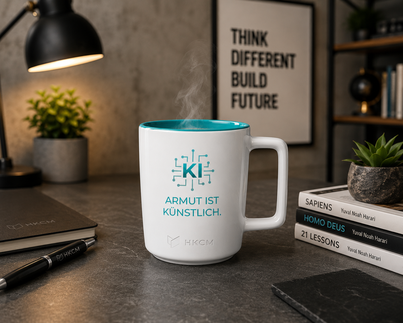 Tasse "KI-Aktien - Armut ist künstlich"