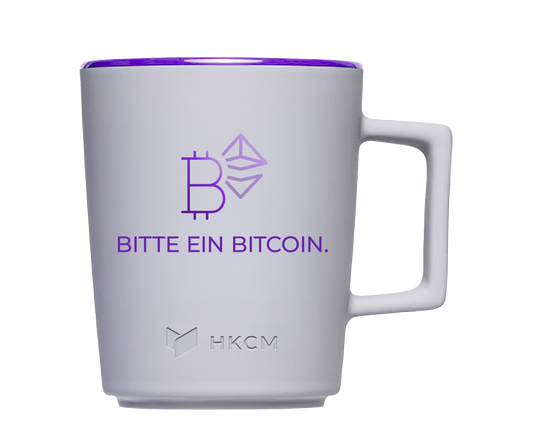 Tasse "Bitcoin/Ethereum - Bitte ein Bitcoin"