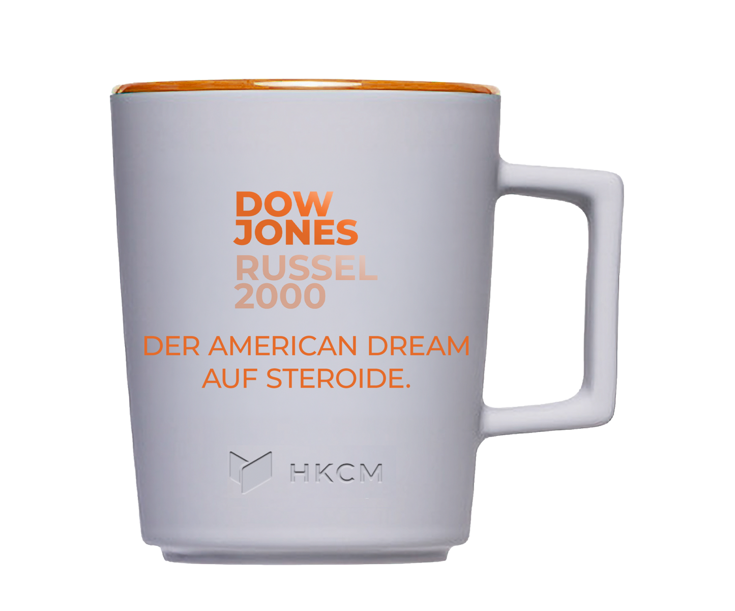 Tasse "Dow Jones/Russell 2000 - Der American Dream auf Steroide"