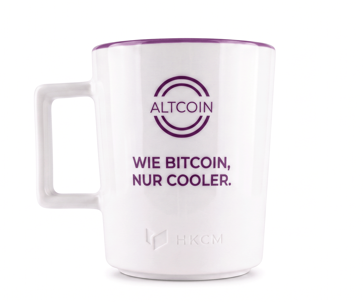 ALTCOIN Tasse "Wie Bitcoin nur cooler."