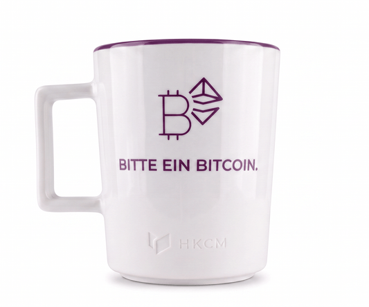 BITCOIN Tasse  "Bitte ein Bitcoin."