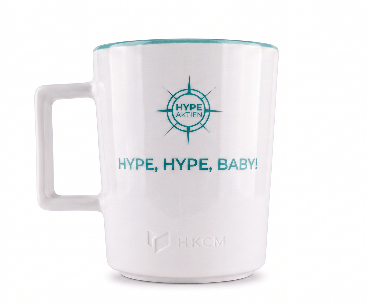 HYPE AKTIEN Tasse "Hype, Hype, Baby!"