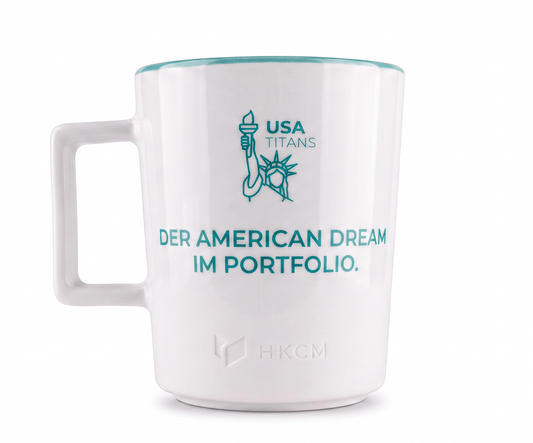 US TITANS Tasse "Der American Dream im Portfolio."