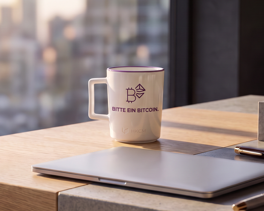 BITCOIN Tasse  "Bitte ein Bitcoin."