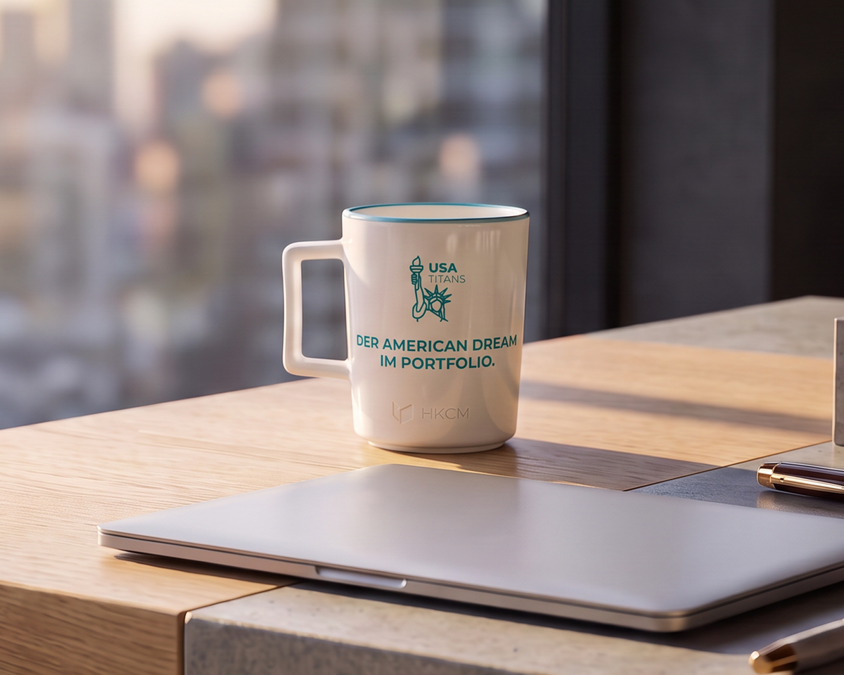 US TITANS Tasse "Der American Dream im Portfolio."
