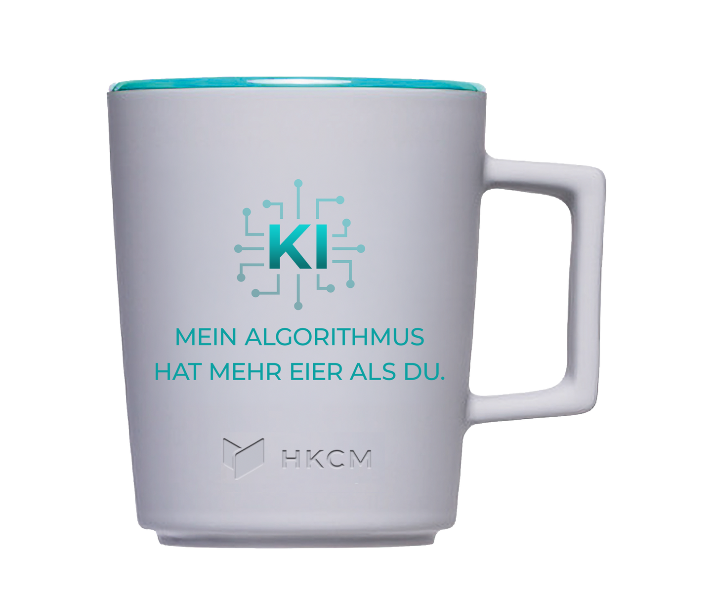 Tasse "KI-Aktien - Mein Algorithmus hat mehr Eier als Du"